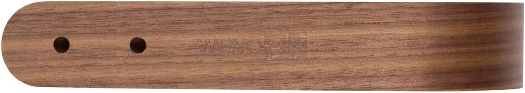 2 x Waveply Wood Curtain Holdbacks Plywood Drapery U Shaped Hook Tiebacks for Wall (Walnut)