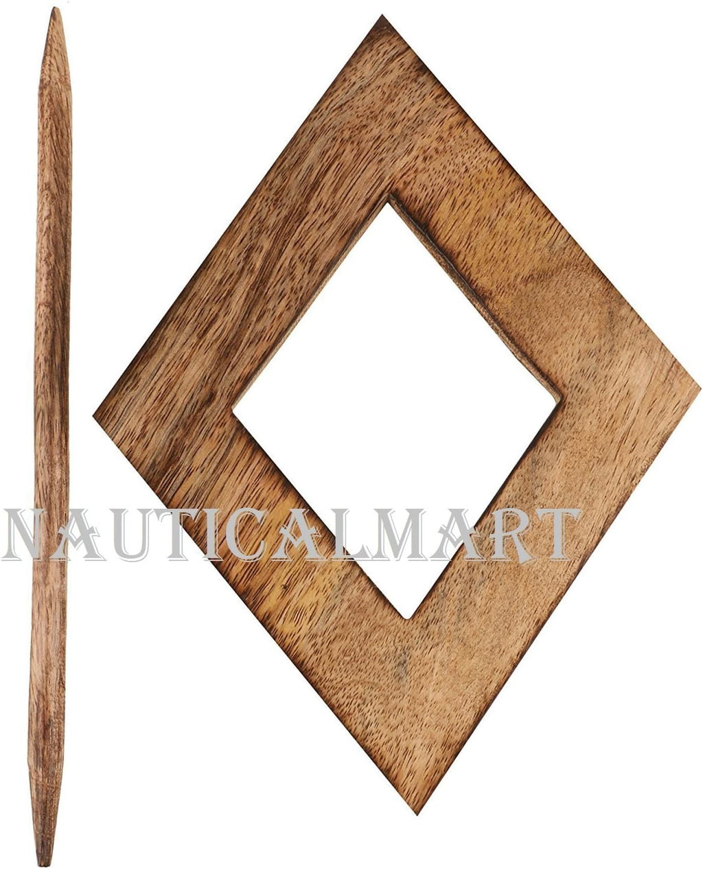 Decorative Wooden Curtain Tiebacks Set of 2 Window Treatment Holdbacks Drape Binds Hand Carved with Rustic Finish Home Decor