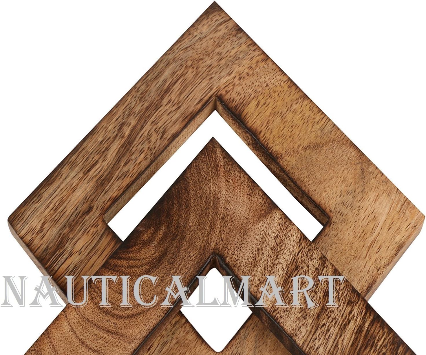 Decorative Wooden Curtain Tiebacks Set of 2 Window Treatment Holdbacks Drape Binds Hand Carved with Rustic Finish Home Decor